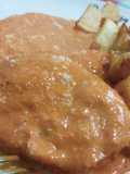 Lomo de cerdo en salsa de piquillos