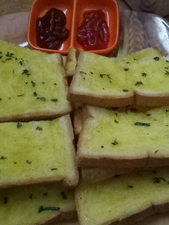 Foto resep Garlic bread (roti tawar)