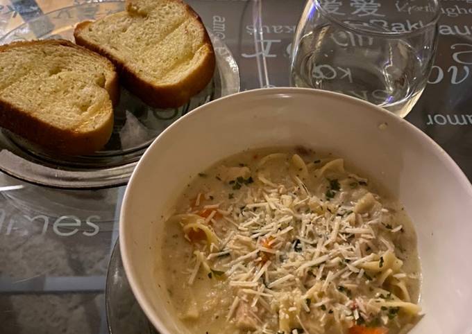 How to Make Perfect Creamy Chicken Noodle Soup