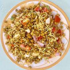 A picture of Moong Bean Chaat Salad.