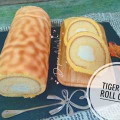 A picture of Tiger skin Roll cake.