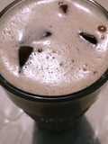 Licuado de café, avena y plátano