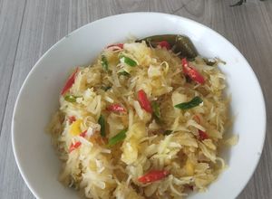 Foto resep Tumis Pepaya Muda Pedas