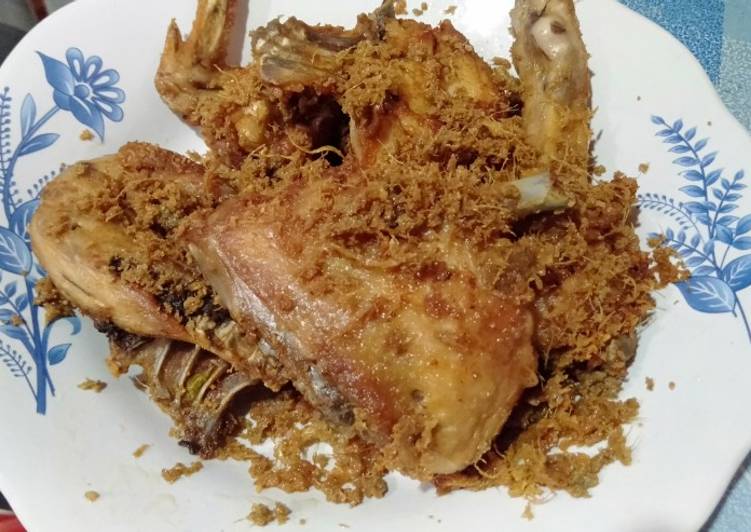 Ayam goreng bumbu Ala Padang (bunda ani)