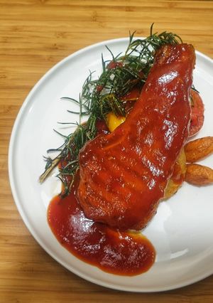 รูปของ พอร์คช็อปบาบีคิวสเต๊ก (Pork Chop BBQ Steak)