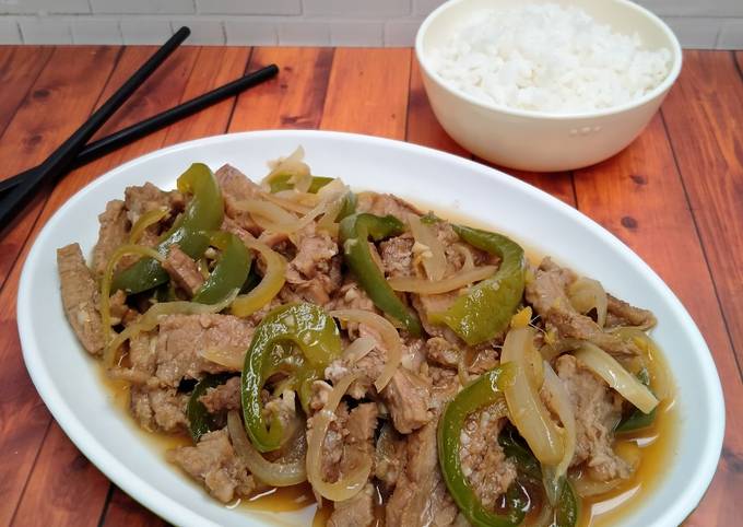 Beef yakiniku ala hokben