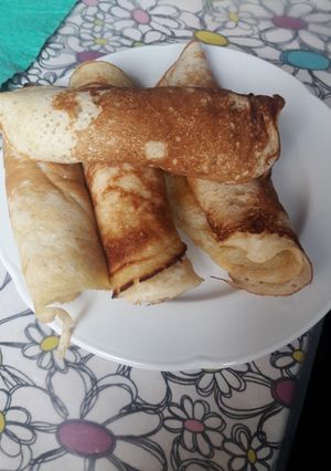 Una foto de Panqueques de banana sin tacc