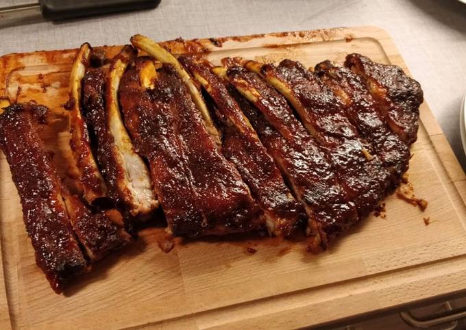 Oven BBQ ribs