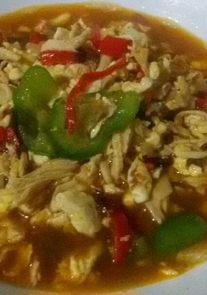 Foto resep Orak arik telor kuah pedas
