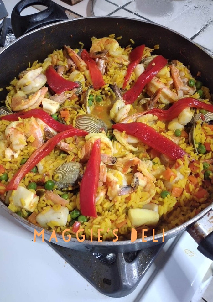 Una foto de Paella de mar