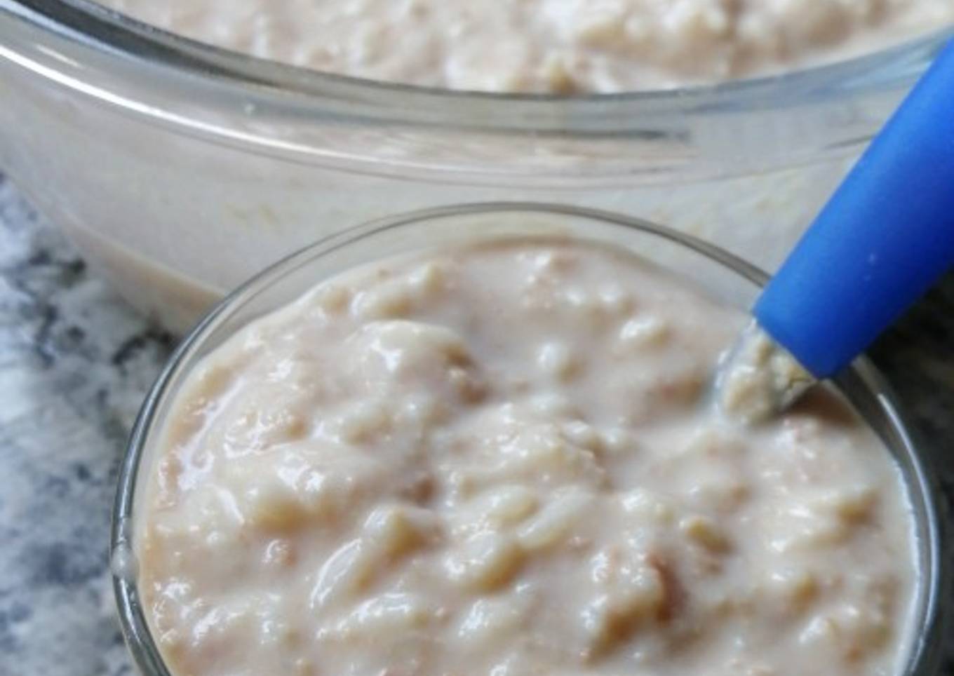 Arroz con leche de maní