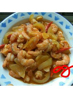 Foto resep Udang Saus Padang