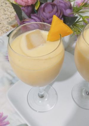 A picture of Mango lassi.