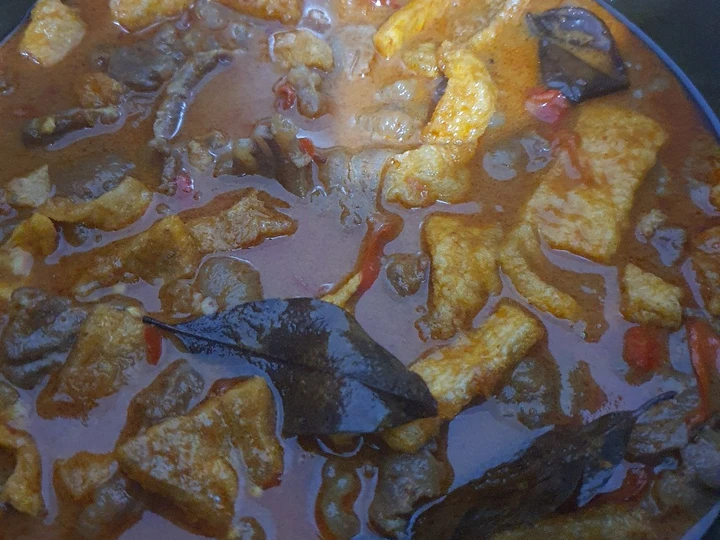 Langkah Gampang Membikin Resep Sambal goreng daging &amp;amp; krecek ala fe yang  Bikin Ketagihan Anti Ribet, Mantap Sekali