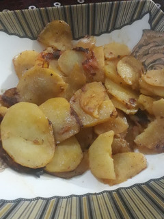 A picture of Potatoes fry #cookpadramadansehri #cookpadapp1stweek.