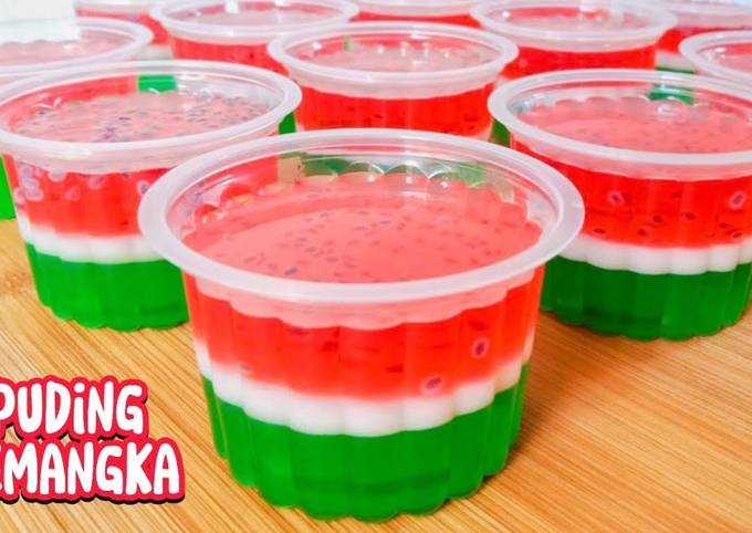 Resep Puding Semangka Oleh Dapur Aniesha Https://youtube.com ...