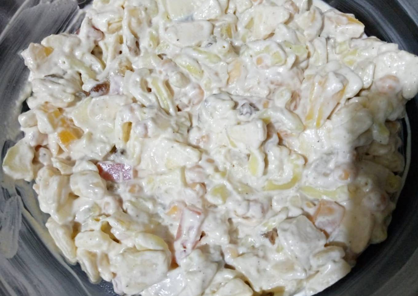 Fruit cream salad