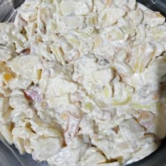 Fruit cream salad A picture of Fruit cream salad.