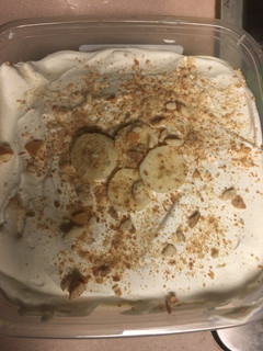 A picture of Banana pudding.