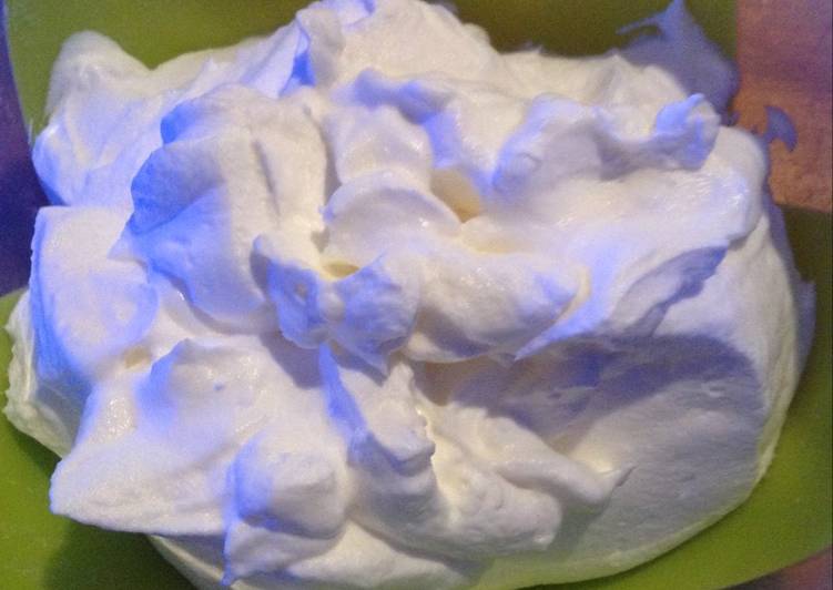 Steps to Prepare Quick Homemade Whipped Cream