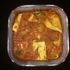 Omelette curry A picture of Omelette curry.