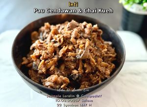 Gambar Inti Pau Cendawan / Chai & Chwee Kueh (Versi Water Chestnut)
