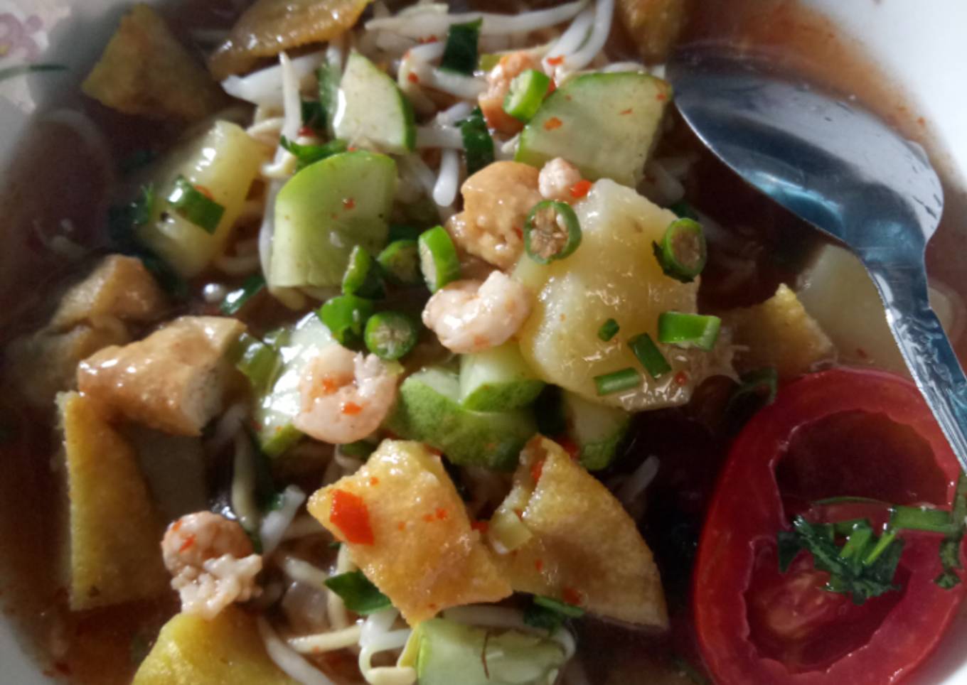 Mie kuah udang