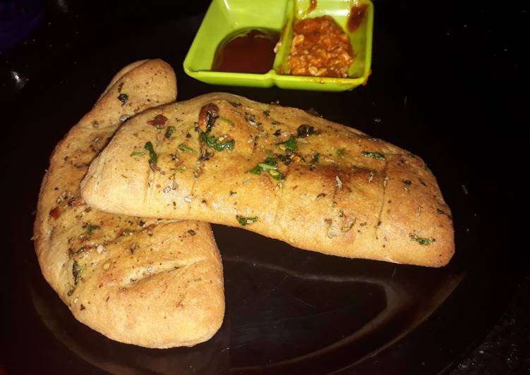 Simple Way to Prepare Perfect Stuffed garlic bread