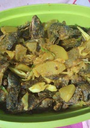 Foto resep 🐟Baby Mujaer Sayur Santan Pedas🐟