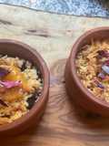 🪹Crumble 🍎 pomme cannelle 🍏 🫐 myrtilles dessert fruité 🌴
