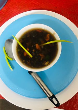 A picture of Manchow Soup.