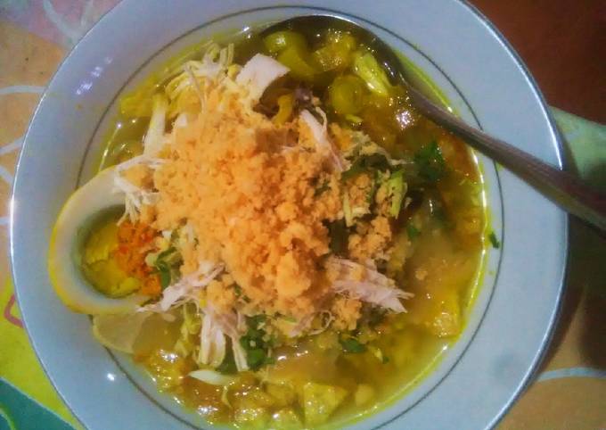 Resep Soto ayam kampung Pasuruan Yang Enak Banget