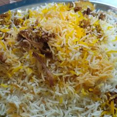 A picture of Mutton biryani.