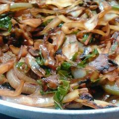 A picture of Spicy Cabbage Stir fry.