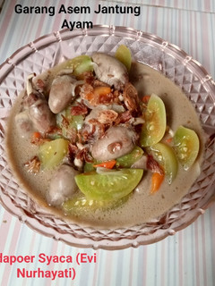 Foto resep Garang Asem Jantung Ayam