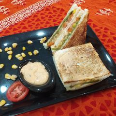 A picture of Vegetable sandwich.