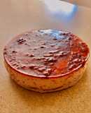 Keto cheesecake de frambuesa