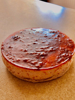 Una foto de Keto cheesecake de frambuesa