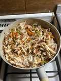 Pollo desmechado