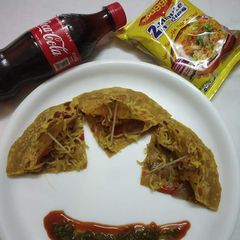 A picture of Maggi Parantha.