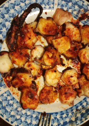 Una foto de Pulpo picantón