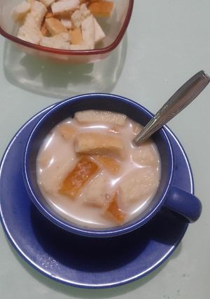 Foto resep Wedang (jasuro) jahe susu roti