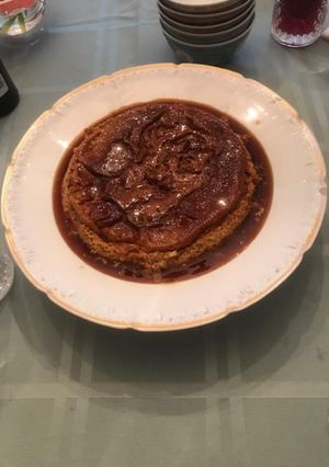 Una foto de Flan muy sencillo