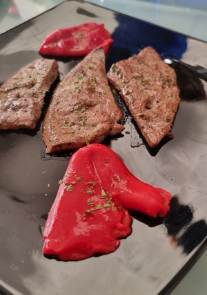 Una foto de Filetes de hígado al estilo de ander
