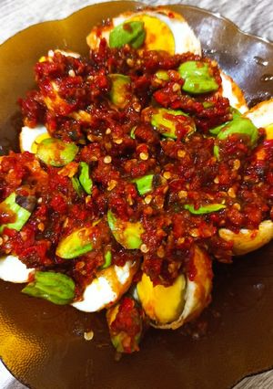 Foto resep Telur Terung Balado Pete
