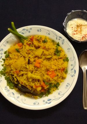 A picture of Bhog khichdi.