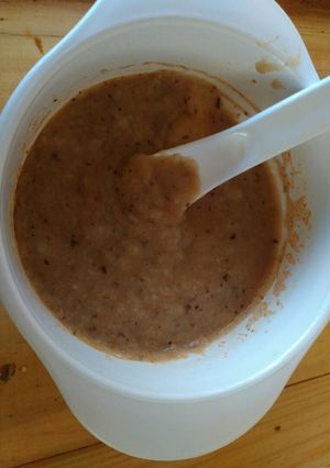 Foto resep MPASI 6M+ 4 Bintang - Bubur Nasi Sop Kacang Merah - no gulgar