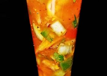 Unique Cuisine Mikes Spicy Marisco Cocktail Very Delicious Unique Cuisine Mikes Spicy Marisco Cocktail Very Delicious