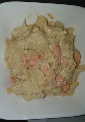 Une photo de Pâte au saumon
