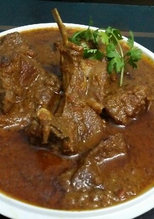 A picture of Mutton masala.